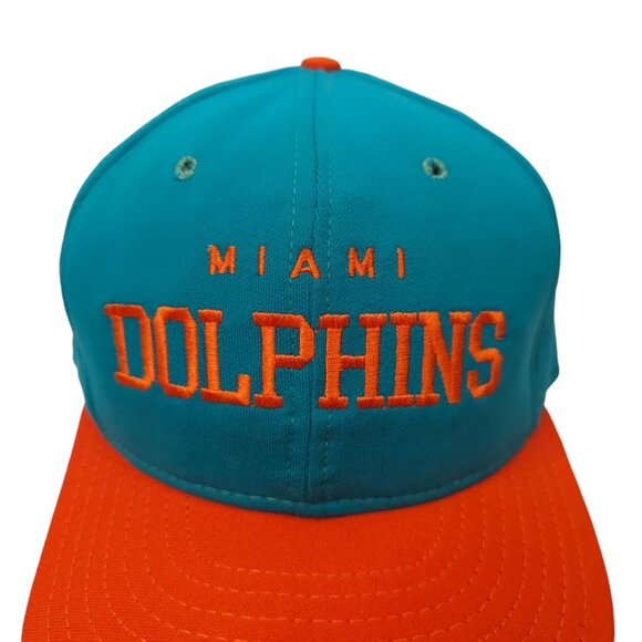 AJD Miami Dolphins Snapback Cap NFL Football Vintage 90s USA Made Embroidered - Picture 7 of 13